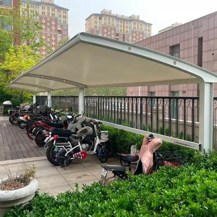 安远县膜结构电动车棚